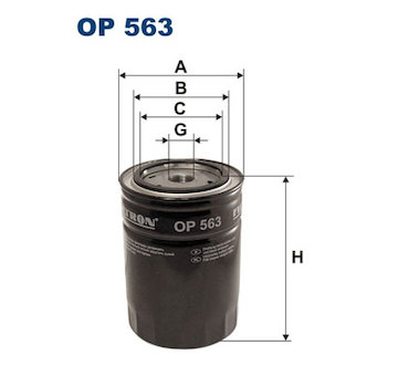 filtr oleje FILTRON OP563