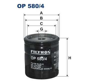 Olejový filtr FILTRON OP 580/4
