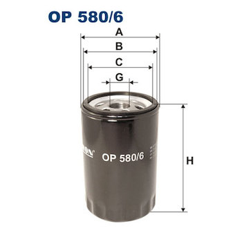 Olejový filtr FILTRON OP 580/6