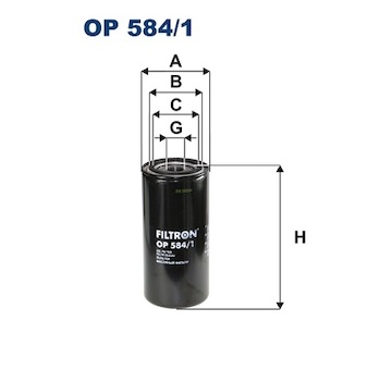 Olejový filtr FILTRON OP 584/1