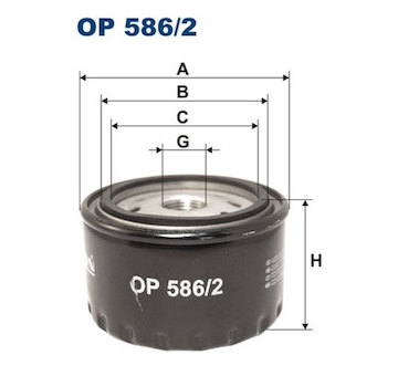 Olejový filtr FILTRON OP 586/2