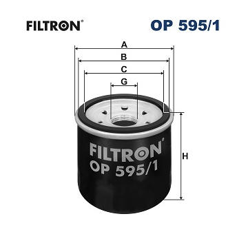 Olejový filtr FILTRON OP 595/1