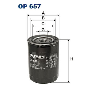 Filtr, pracovní hydraulika FILTRON OP 657