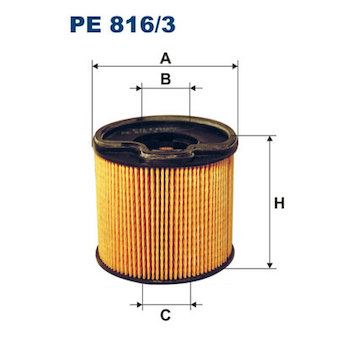 palivovy filtr FILTRON PE 816/3