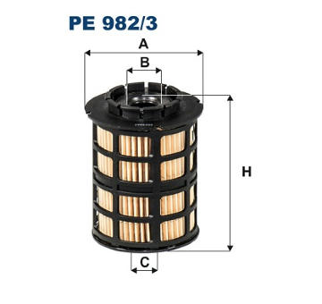 palivovy filtr FILTRON PE 982/3