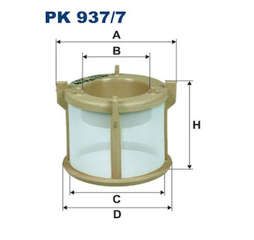 palivovy filtr FILTRON PK 937/7