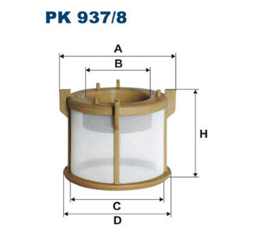 palivovy filtr FILTRON PK 937/8