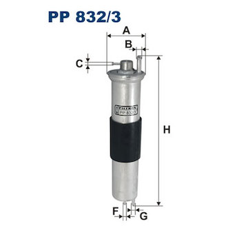 Palivový filtr FILTRON PP 832/3