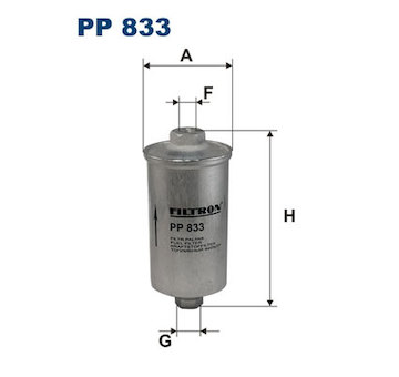 Palivový filtr FILTRON PP 833
