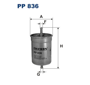 palivovy filtr FILTRON PP 836