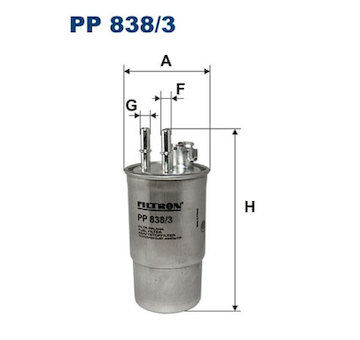 Palivový filtr FILTRON PP 838/3