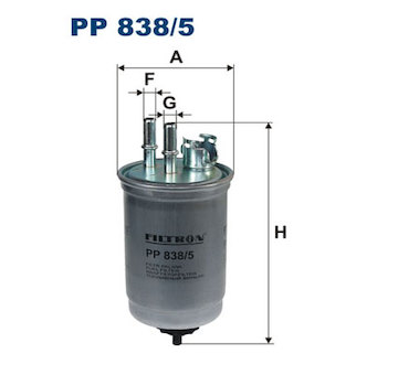 palivovy filtr FILTRON PP 838/5