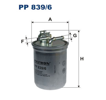 palivovy filtr FILTRON PP 839/6