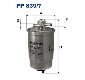 palivovy filtr FILTRON PP 839/7
