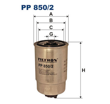 palivovy filtr FILTRON PP 850/2