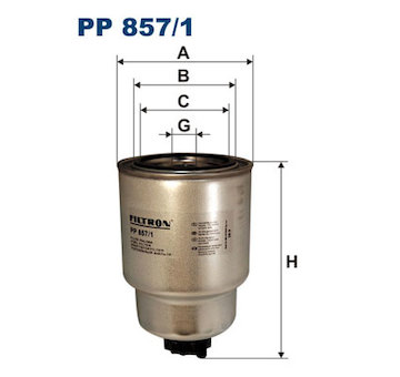 Palivový filtr FILTRON PP 857/1