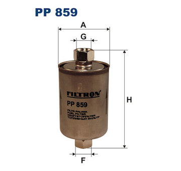 palivovy filtr FILTRON PP 859