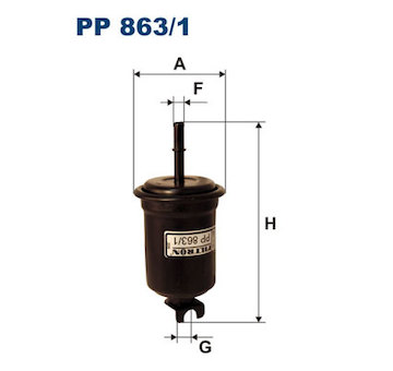 palivovy filtr FILTRON PP 863/1