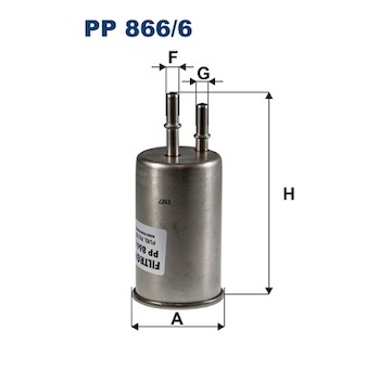 palivovy filtr FILTRON PP 866/6