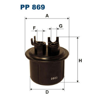 palivovy filtr FILTRON PP 869