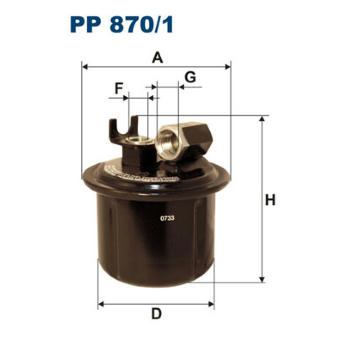 Palivový filtr FILTRON PP 870/1