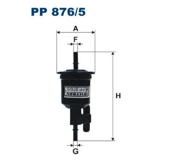 palivovy filtr FILTRON PP 876/5