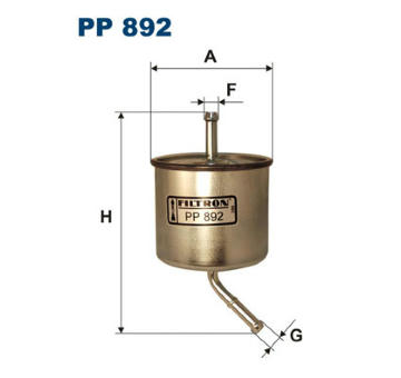 palivovy filtr FILTRON PP 892