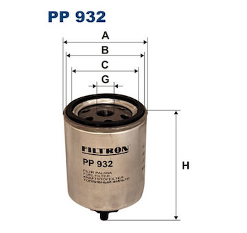 palivovy filtr FILTRON PP 932