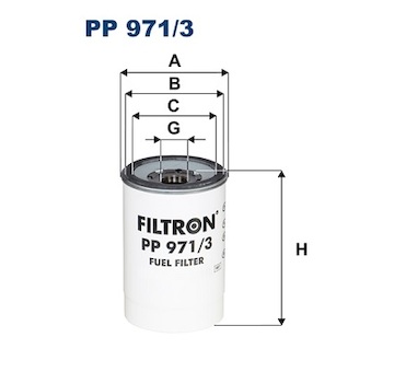 Palivový filtr FILTRON PP 971/3