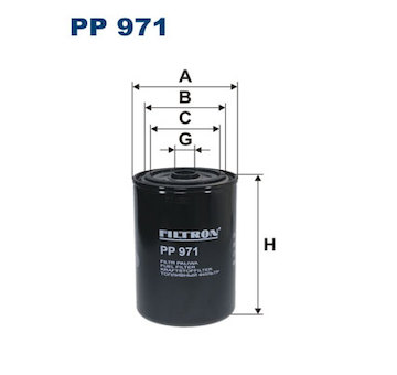 palivovy filtr FILTRON PP 971