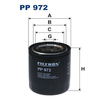 Palivový filtr FILTRON PP 972