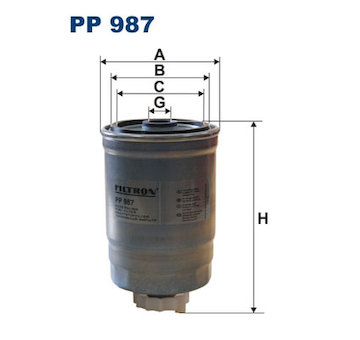 palivovy filtr FILTRON PP 987