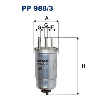 palivovy filtr FILTRON PP 988/3