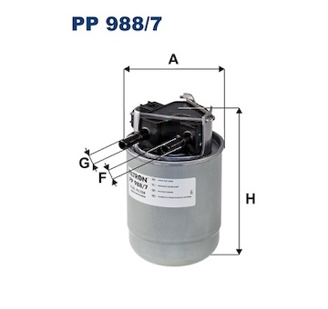 palivovy filtr FILTRON PP 988/7