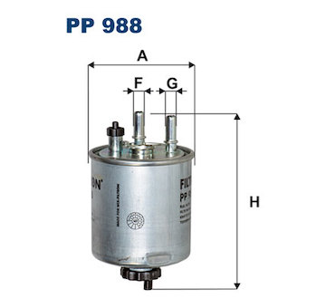 Palivový filtr FILTRON PP 988