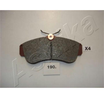 Sada brzdových destiček, kotoučová brzda ASHIKA 50-01-190