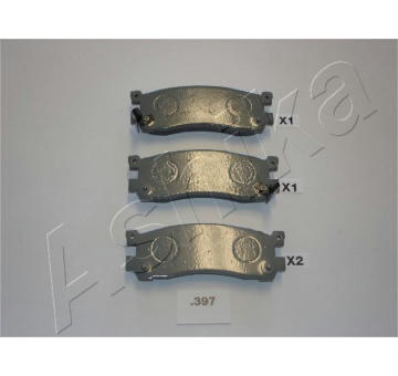 Sada brzdových destiček, kotoučová brzda ASHIKA 51-03-397