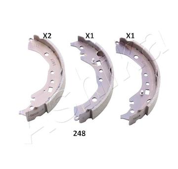 Sada brzdových čelistí ASHIKA 55-02-248