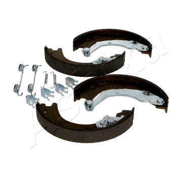 Sada brzdových čelistí, parkovací brzda ASHIKA 55-0L-L08