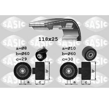 Sada ozubeného remeňa SASIC 1750041