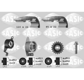 ozubení,sada rozvodového řemene SASIC 1756011