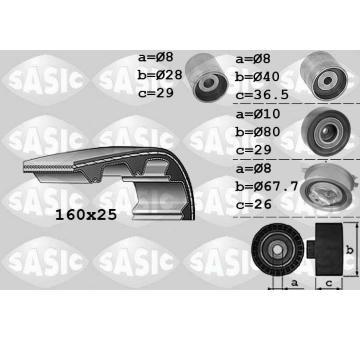 Sada ozubeného remeňa SASIC 1756059