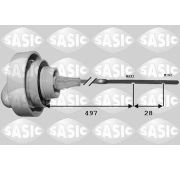 Odměrka hladiny oleje SASIC 1944002