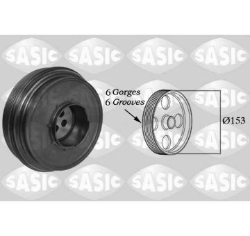 remenice, klikovy hridel SASIC 2150067