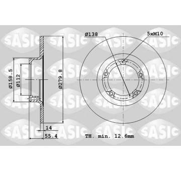 Brzdový kotouč SASIC 2464694J