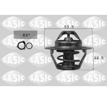 Termostat, chladivo SASIC 3304003