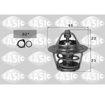 Termostat, chladivo SASIC 3306013