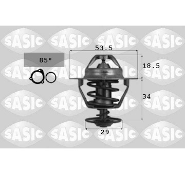 Termostat, chladivo SASIC 3306029