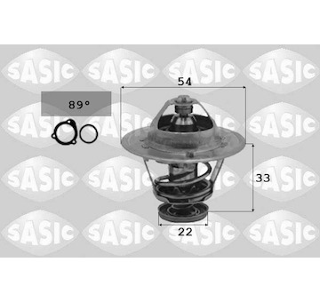 Termostat, chladivo SASIC 3306078