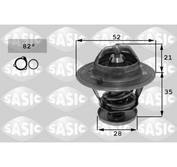 Termostat, chladivo SASIC 3306139